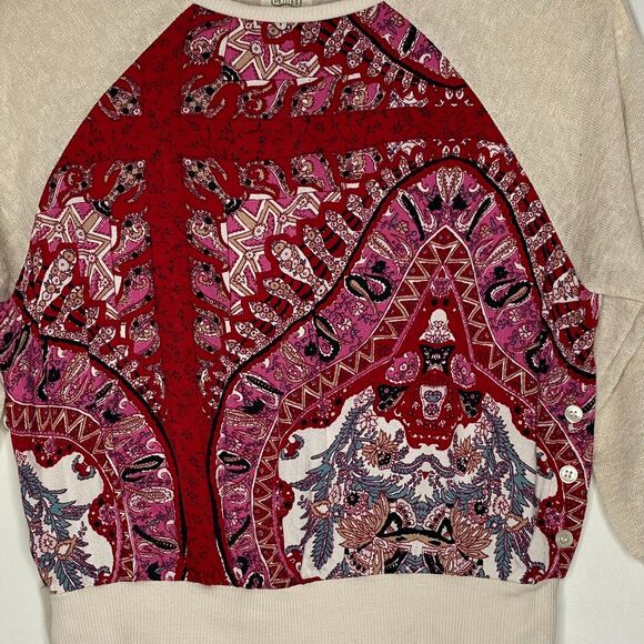 Anthropologie‎ Tiny Floral Long Sleeve Sweater Size XSP - Picture 2 of 6